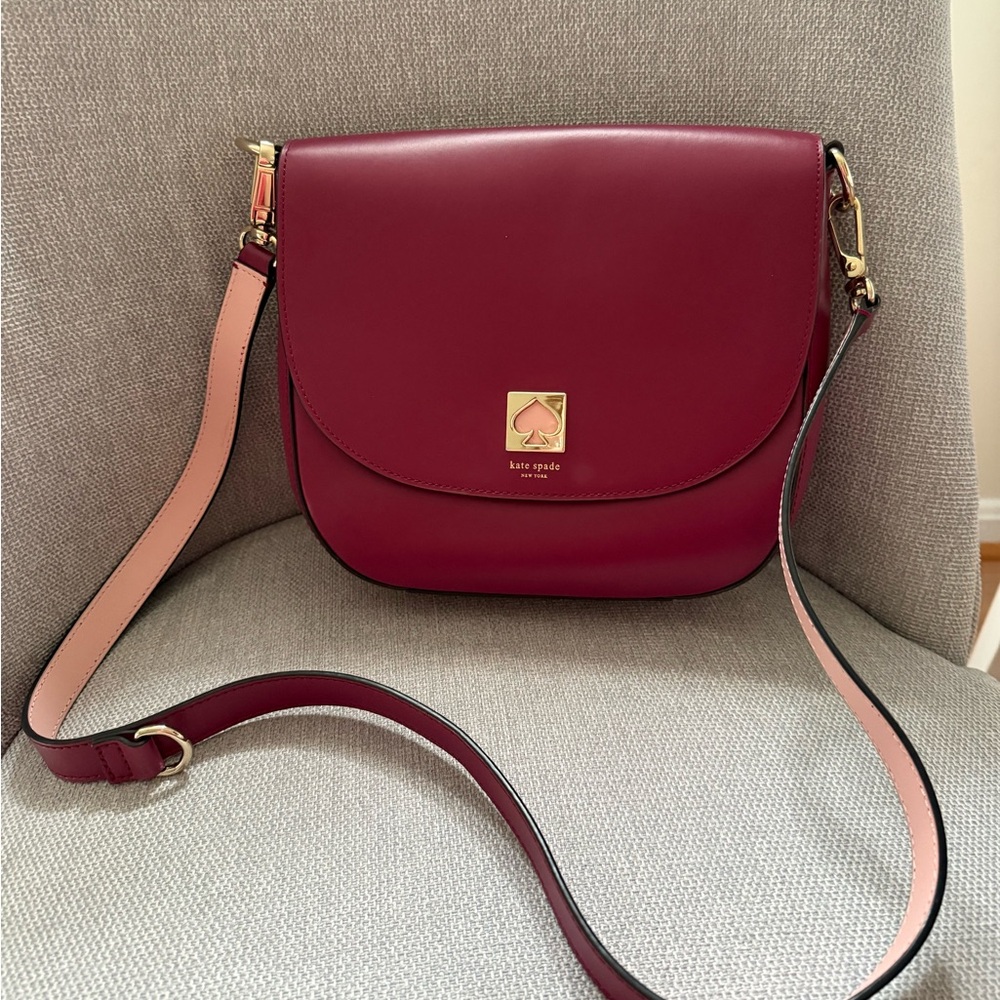 Kate Spade Burgundy Shoulder Bag